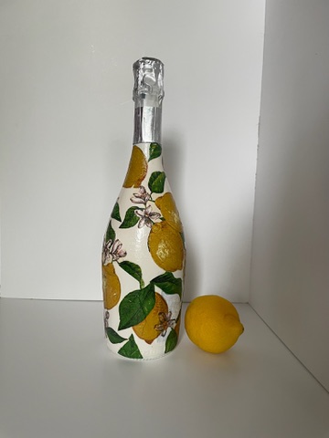 Custom painted bottle example 9