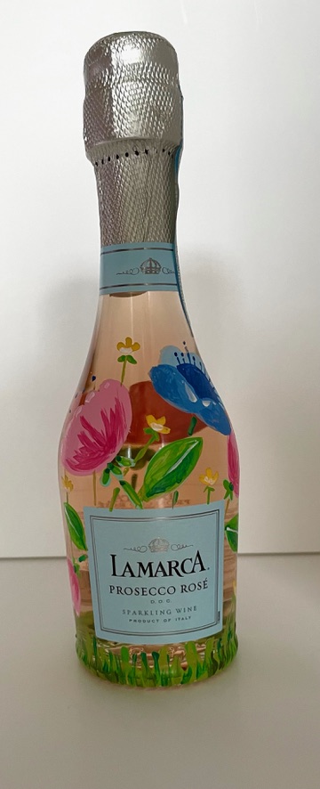 Custom painted bottle example 12