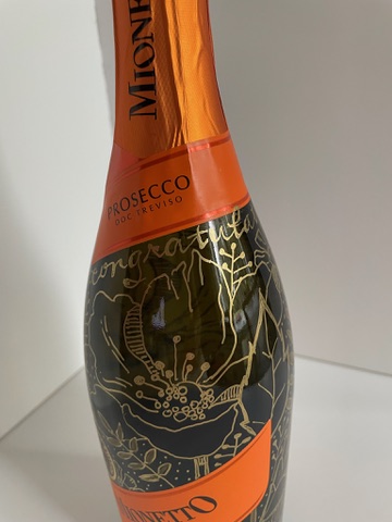 Custom painted bottle example 14