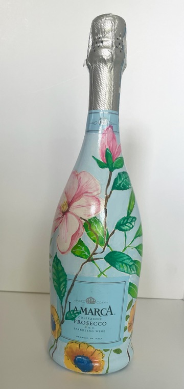 Custom painted bottle example 16