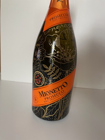 Custom painted bottle example 21