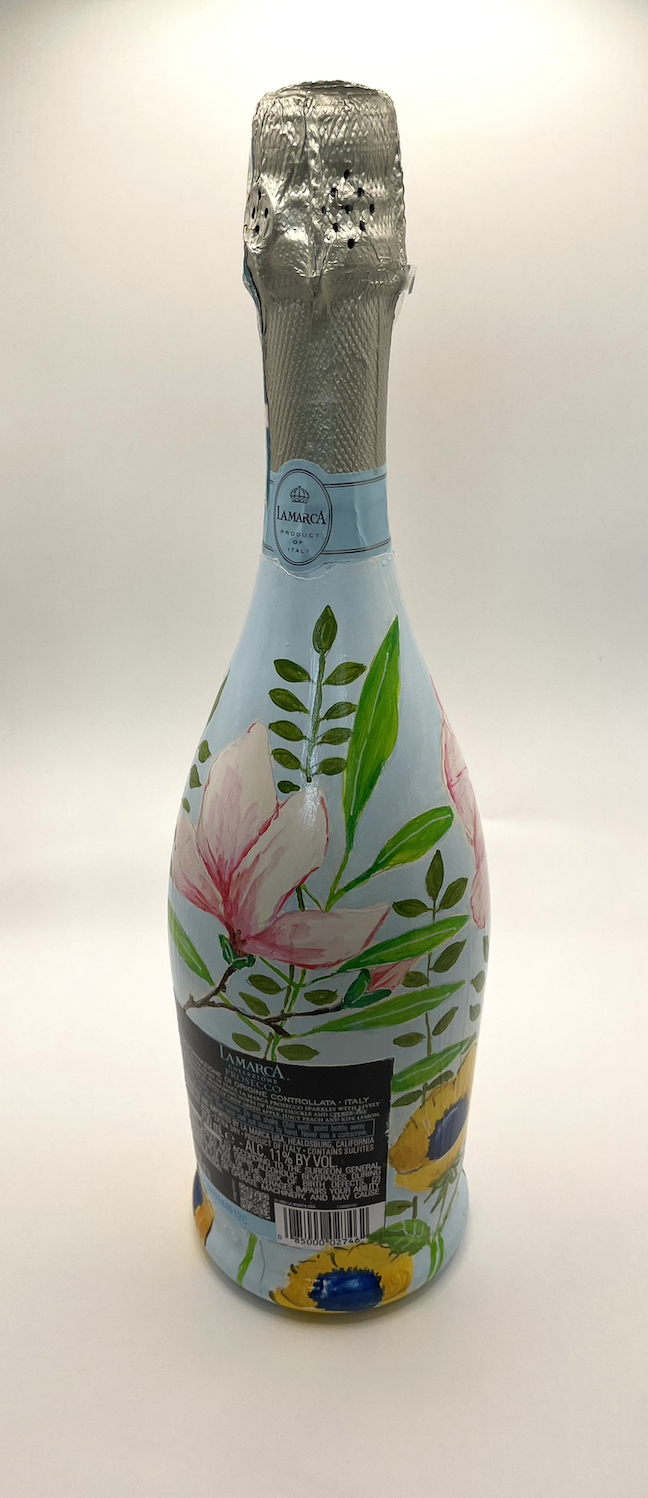 Custom painted bottle example 5