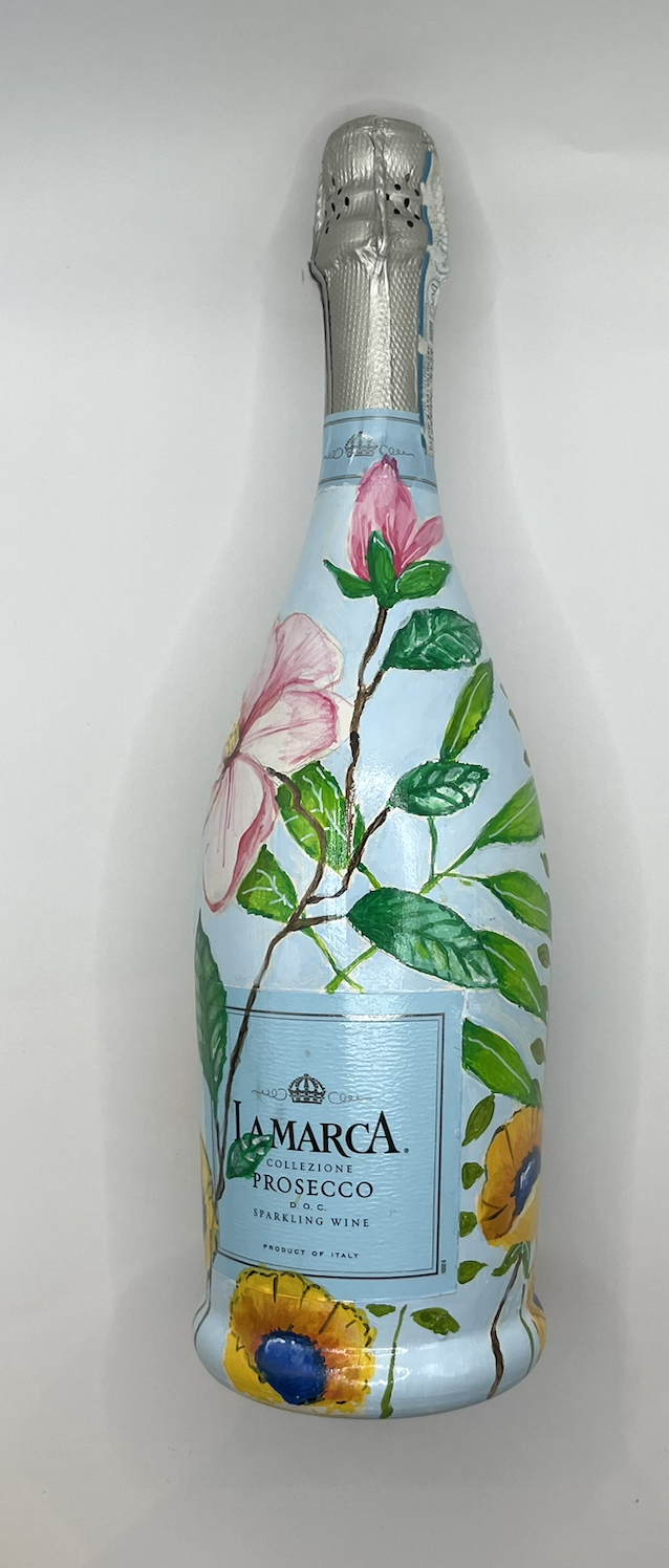 Custom painted bottle example 7