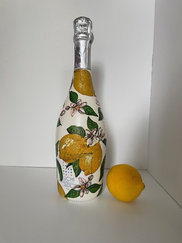 Custom painted bottle example 26