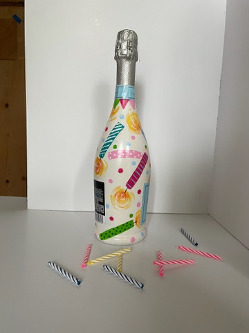Custom painted bottle example 27